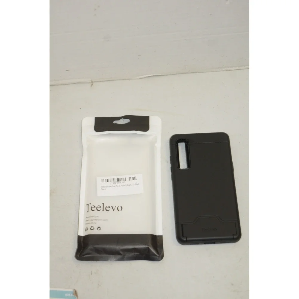 Teelevo Wallet Case for Onyx Boox Palma 6.13 Black Protective Cover Kickstand